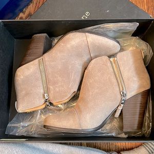 Gorgeous Italian suede heeled ankle boot by Rag and Bone